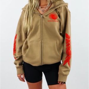Shadow hill zip up sweater - sold out
